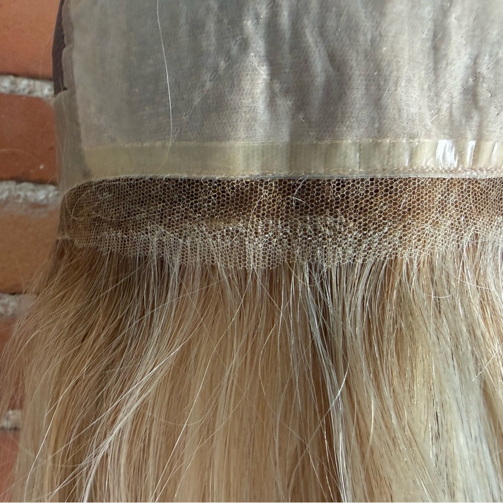 SAVOIR FAIRE Remy Human Hair Wig RAQUEL WELCH HandTied+Lace SS14/88 Golden Wheat - Picture 9 of 12